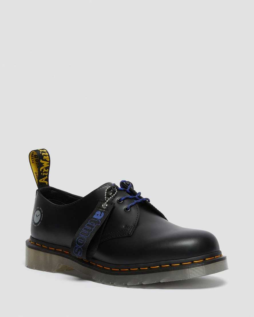 Dr. Martens 1461 Atmos Deri Erkek Oxford Ayakkabı - Ayakkabı Siyah |REXGA1597|